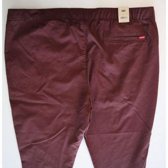 Levi's XX Chino A47610005 Men Sz 2XL Brown Tapered Leg Stretch Jogger Pants - Picture 4 of 10